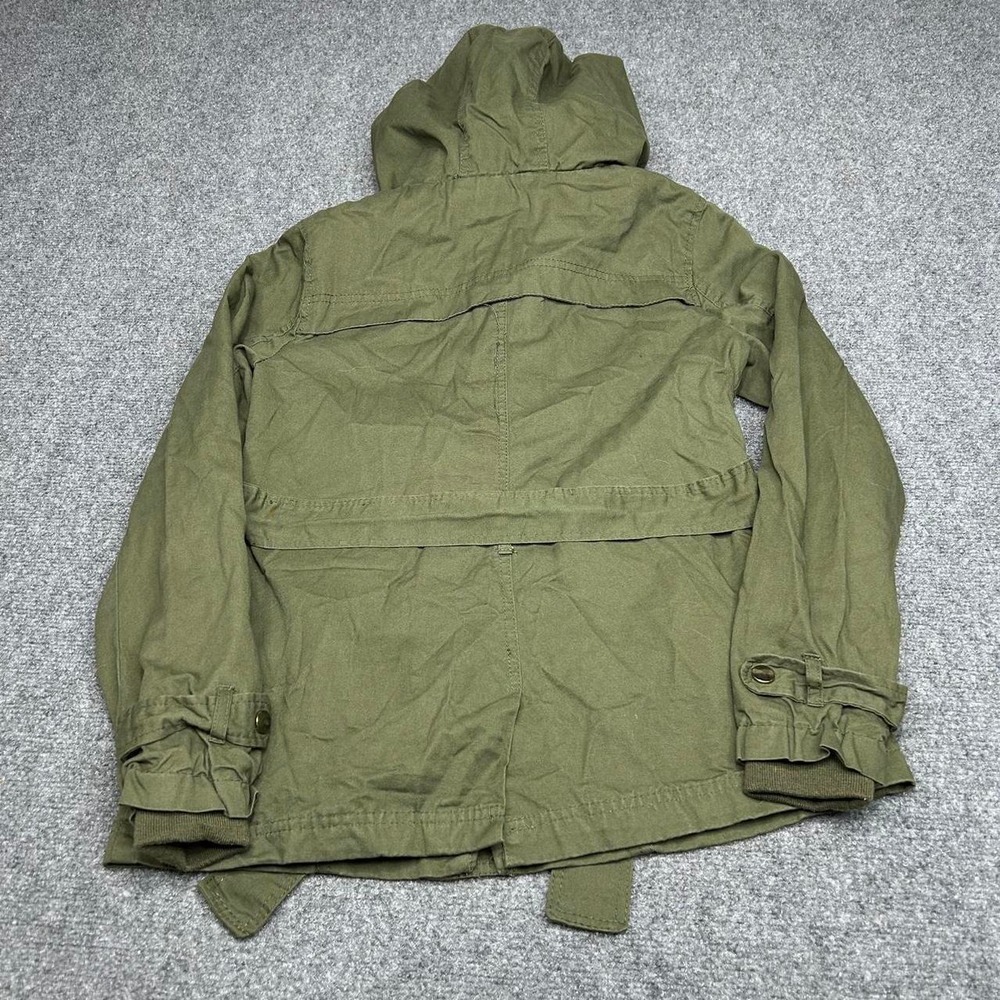 Delia's military green belted zip jacket size small - Picture 4 of 6